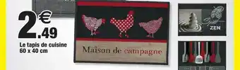 Bazarland Le Tapis De Cuisine 60 X 40 Cm offre