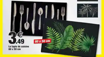Bazarland Le Tapis De Cuisine 80 X 50 Cm offre