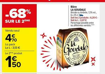 Carrefour Market Bière La Goudale offre