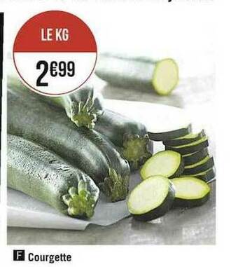 Casino Supermarchés Courgette offre