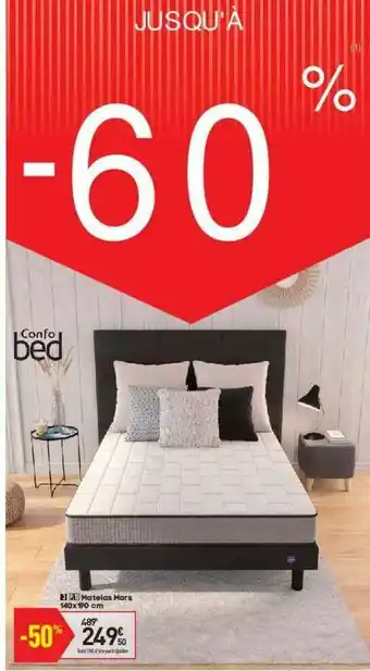 Matelas Mars 140 X 190 Cm