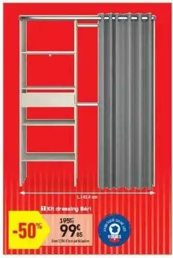 Conforama Kit Dressing Beri offre