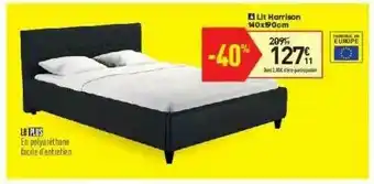 Conforama Lit Harrison 140 X 190 Cm offre