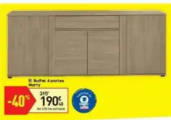 Conforama Buffet 4 Portes Marty offre