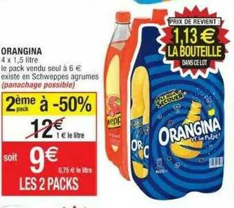 Cora x Carrefour Orangina offre
