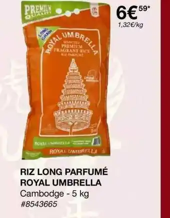 Costco Riz Long Parfumé Royal Umbrella offre
