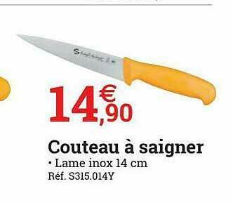 Espace emeraude Couteau à Saigner offre