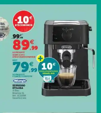 Hyper U Expresso Stilosa DëLonghi offre