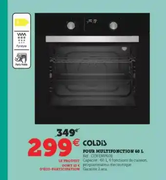 Hyper U Four Multifonction 60 L Coldis offre