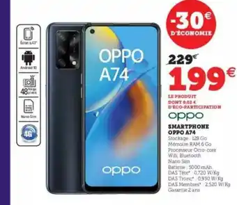 Smartphone Oppo A74