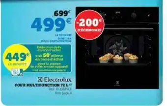 Hyper U Four Multifonction 72 L Electrolux offre
