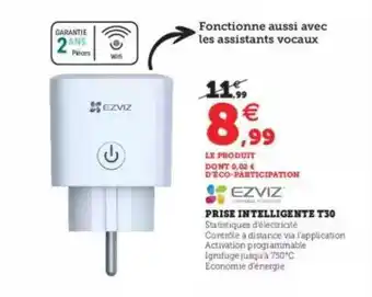 Prise Intelligente T30 Ezviz
