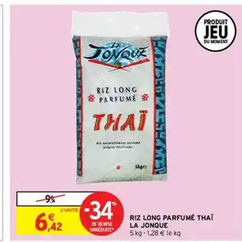 Intermarché Contact Riz Long Parfumé Thaï La Jongue offre