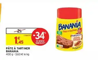 Intermarché Hyper Pâte à Tartiner Banania offre