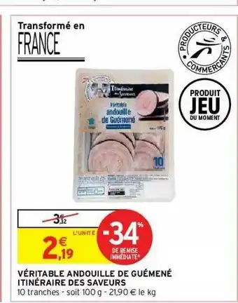 Intermarché Hyper Véritable Andouille De Guémené Itinéraire Des Saveurs offre