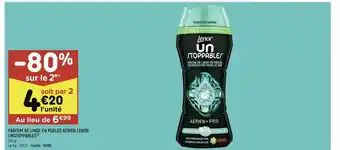 Leader Price Parfum De Linge En Perles Aérien Lenor Unstoppables offre