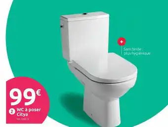 Mr Bricolage Wc à Poser Citya offre