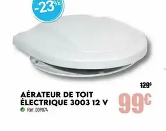 Aérateur De Toit électrique 3003 12 V