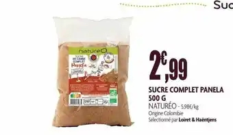 naturéO Sucre Complet Panela 500 G Naturéo offre