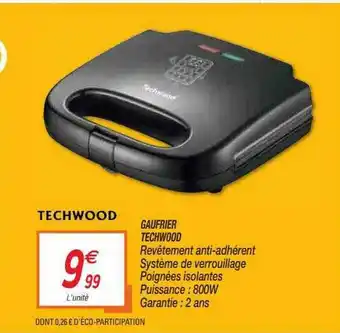 Gaufrier Techwood
