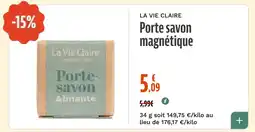 La Vie Claire Porte savon magnétique offre