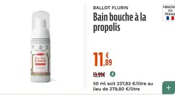 La Vie Claire Bain bouche à la propolis offre
