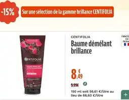 La Vie Claire Baume démélant brillance offre