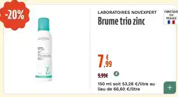 La Vie Claire Brume trio zinc offre