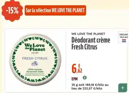 La Vie Claire Déodorant crème Fresh Citrus offre