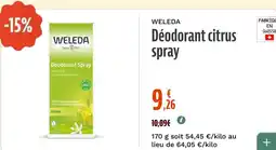 La Vie Claire Déodorant citrus spray offre