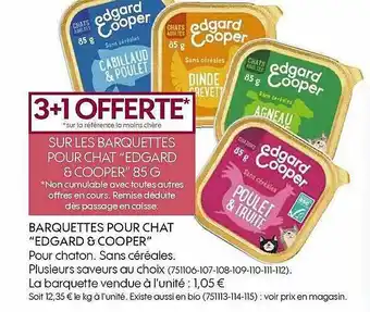 Truffaut Barquettes Pour Chat offre