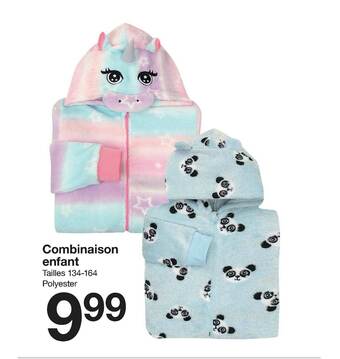 Zeeman Combinaison Enfant offre