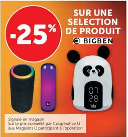 Super U SUR UNE SELECTION DE PRODUIT offre
