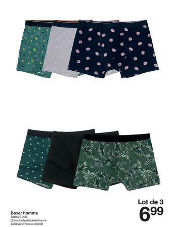 Zeeman Boxer Homme offre
