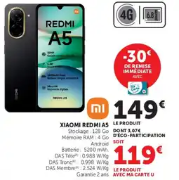 Super U XIAOMI REDMI A5 offre