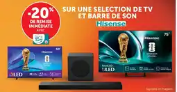 Super U SUR UNE SELECTION DE TV ET BARRE DE SON offre