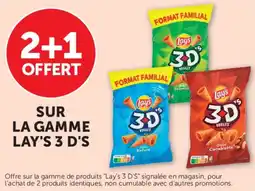 Super U SUR LA GAMME LAY'S 3 D'S offre