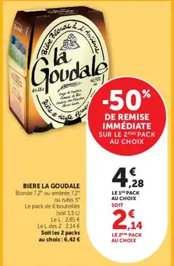 Super U BIERE LA GOUDALE offre