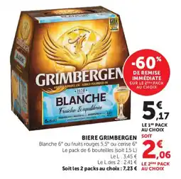 Super U BIERE GRIMBERGEN offre