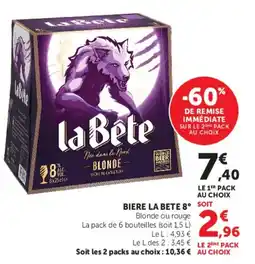 Super U BIERE LA BETE 8° SOIT offre