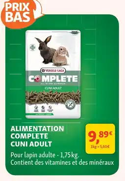 Maxi Zoo Versele-laga alimentation complete cuni adult offre