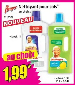 Norma Mr propre nettoyant pour sols offre