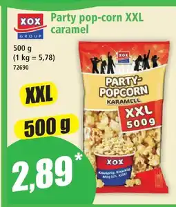 Norma Xox party pop-corn xxl caramel offre