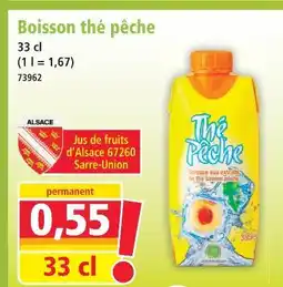 Norma Boisson thé pêche offre