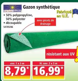 Norma Solax-sunshine gazon synthétique offre