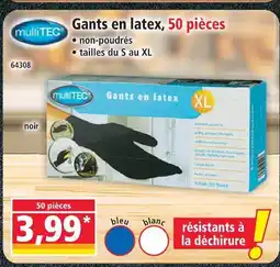 Norma Multitec gants en latex offre