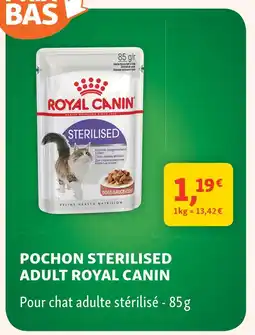 Maxi Zoo Royal canin pochon sterilised adult offre