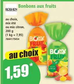 Norma Roshen bonbons aux fruits offre