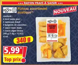 Norma Agis plateau assortiment asiatique offre