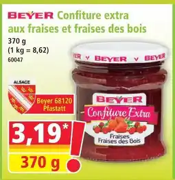 Norma Beyer confiture extra aux fraises et fraises des bois offre